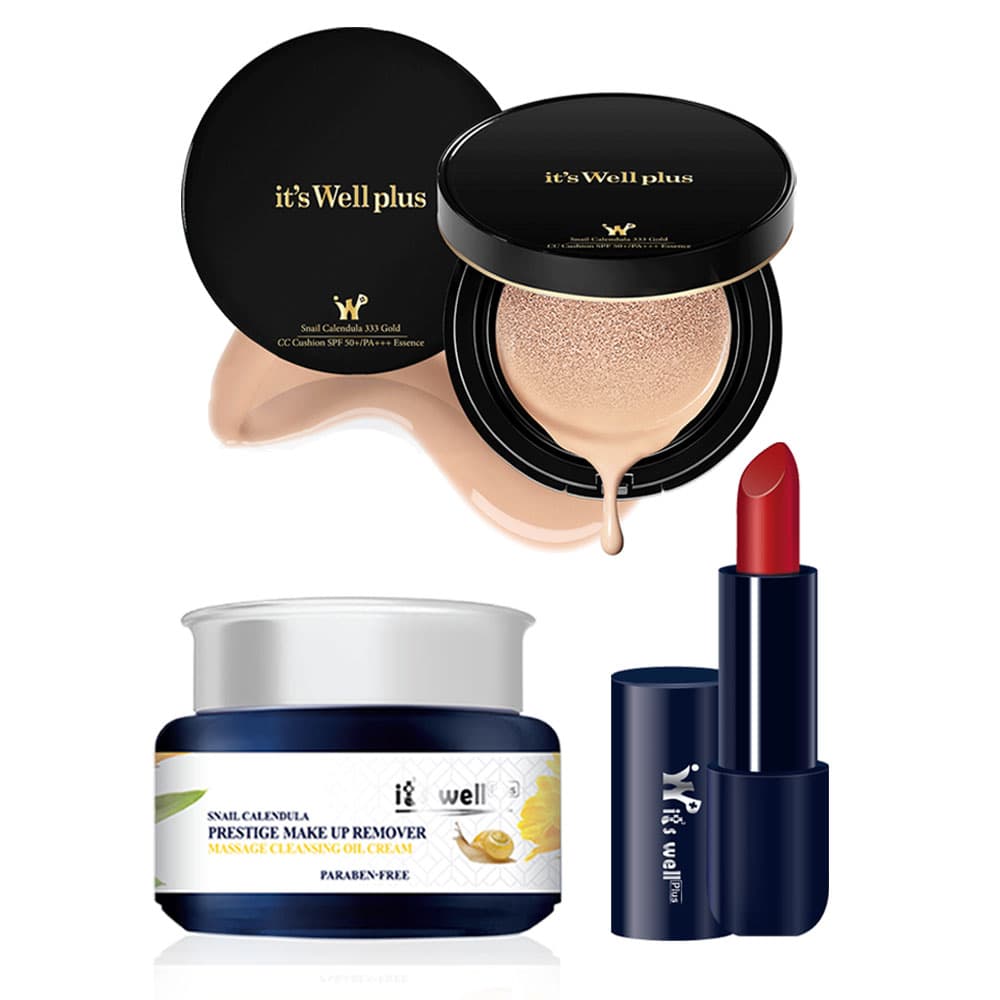 Bộ trang điểm phong cách Hàn Quốc siêu tiện lợi Its Well Plus 03. Đỏ
