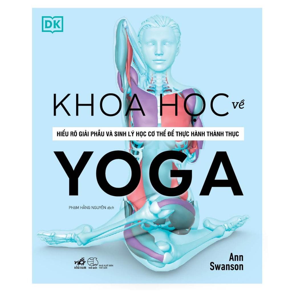 Sách Khoa học về Yoga Bìa cứng tặng kèm bookmark thiết kế