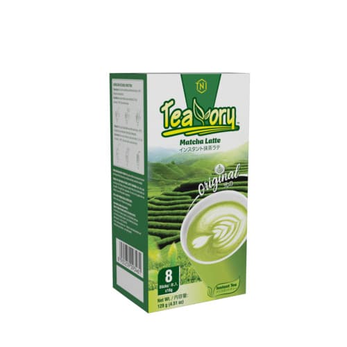 Trà Sữa Matcha Hòa Tan Teavory KING COFFEE Hộp 8 gói x 16g.