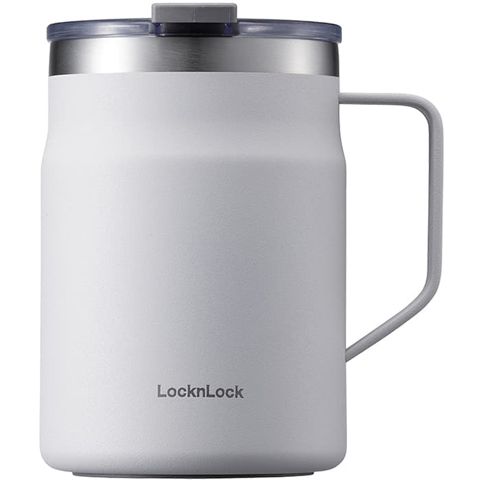 Ca nước giữ nhiệt LocknLock Metro Mug LHC4219WHT 475ml Màu trắng
