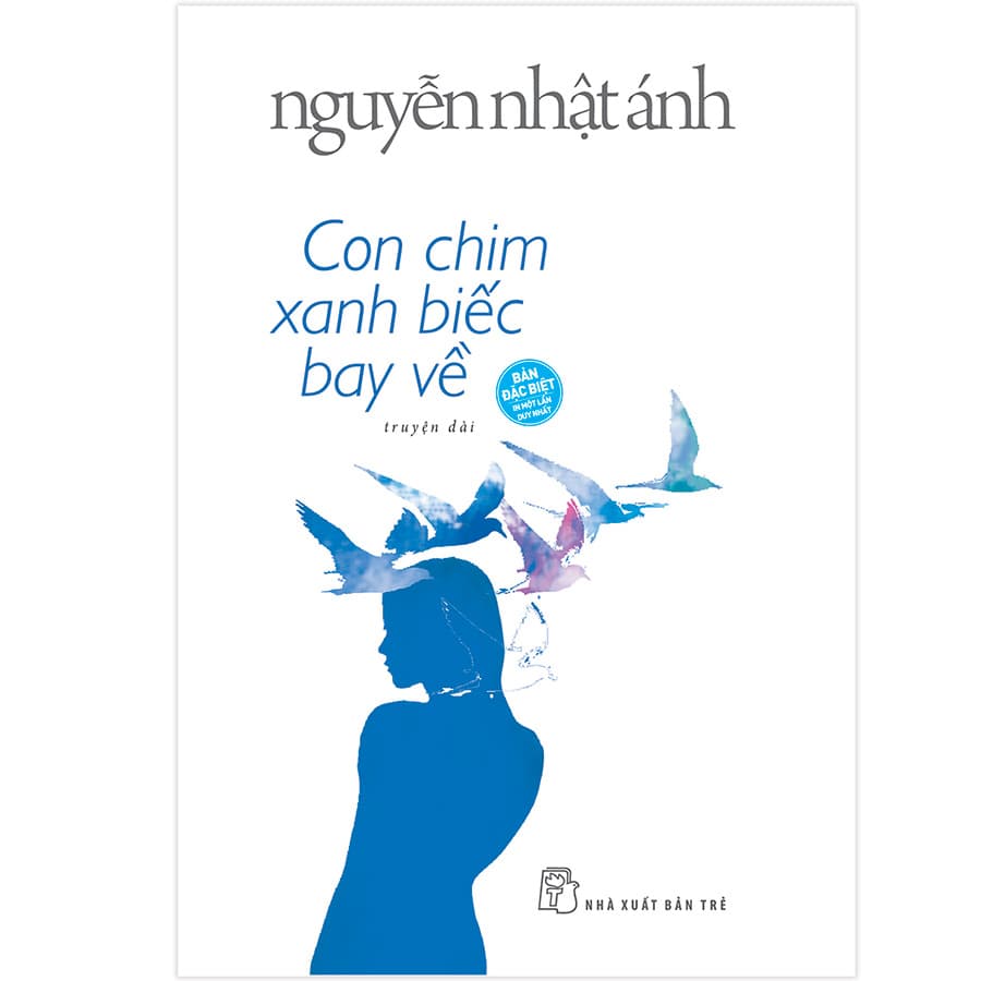 Sách Con Chim Xanh Biếc Bay Về Nguyễn Nhật Ánh Bìa Cứng Bản thông thường tặng kèm 06 Postcard