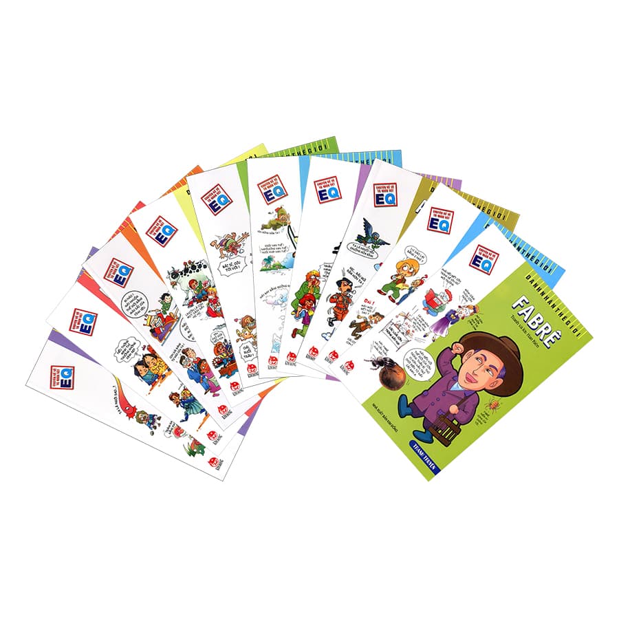 Combo Danh Nhân Thế Giới 10 cuốn Tái Bản