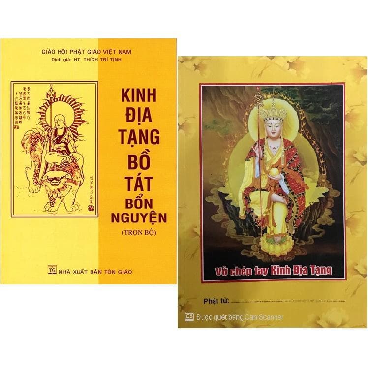 Combo Kinh Địa Tạng Bồ Tát Bổn Nguyện Trọn Bộ Vở Chép Kinh Địa Tạng Bồ Tát Bổn Nguyện Kinh Bìa Mềm