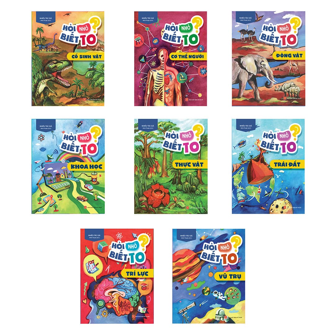 Sách Combo Hỏi Nhỏ Biết To 8 Cuốn