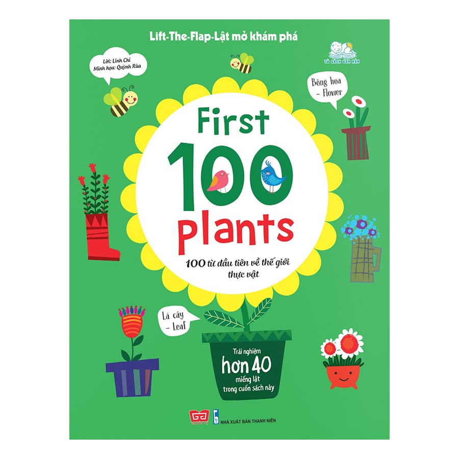 Sách Tương Tác Lift The Flap First 100 Plants 100 Từ Đầu Tiên Về Thế Giới Thực Vật Tái Bản