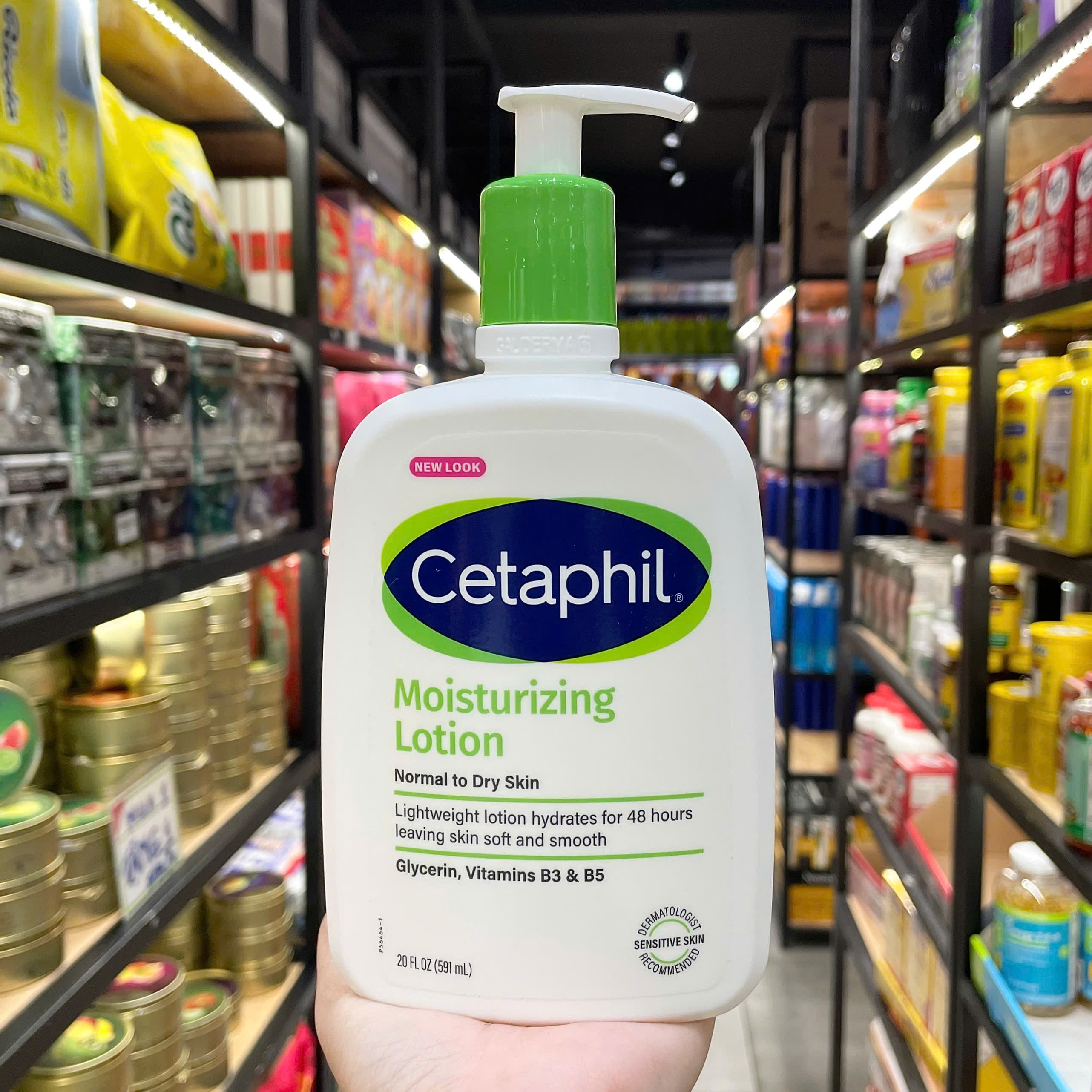 Sữa dưỡng ẩm toàn thân Cetaphil Moisturizing Lotion 591ml chai có vòi 1 Chai 591ml