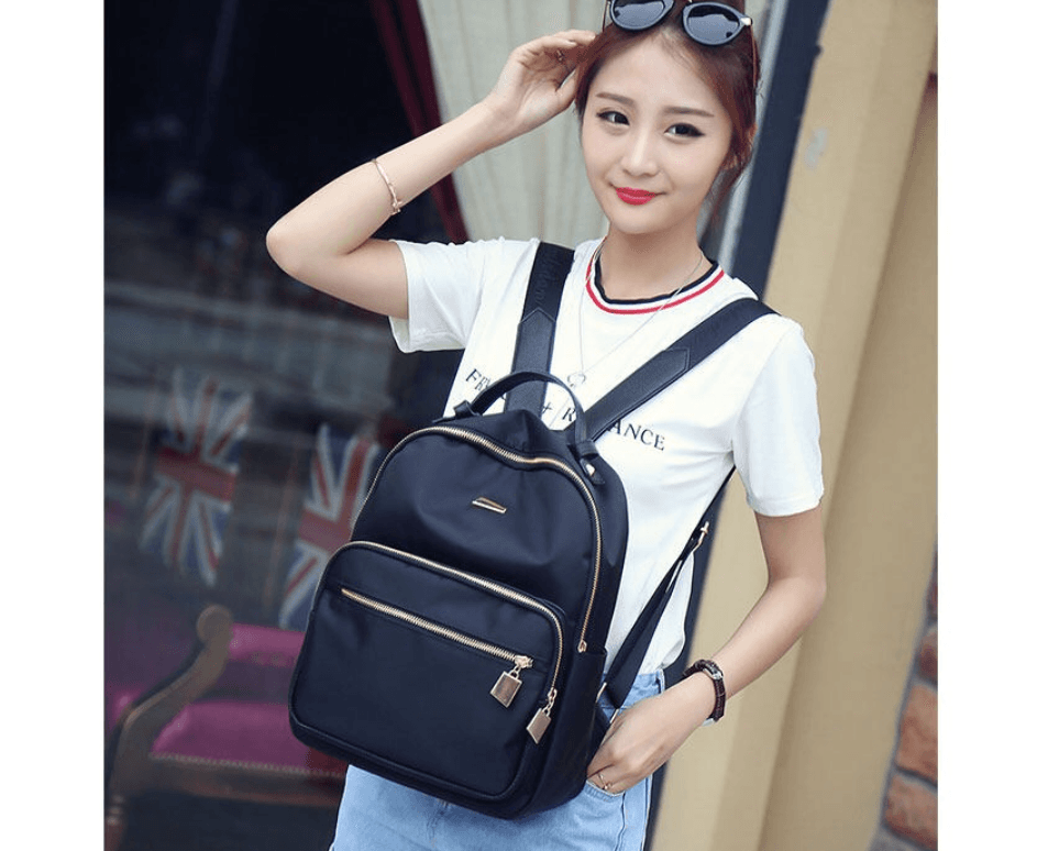 Balo nữ đa năng thời trang cao cấp phong cách mới Đen
