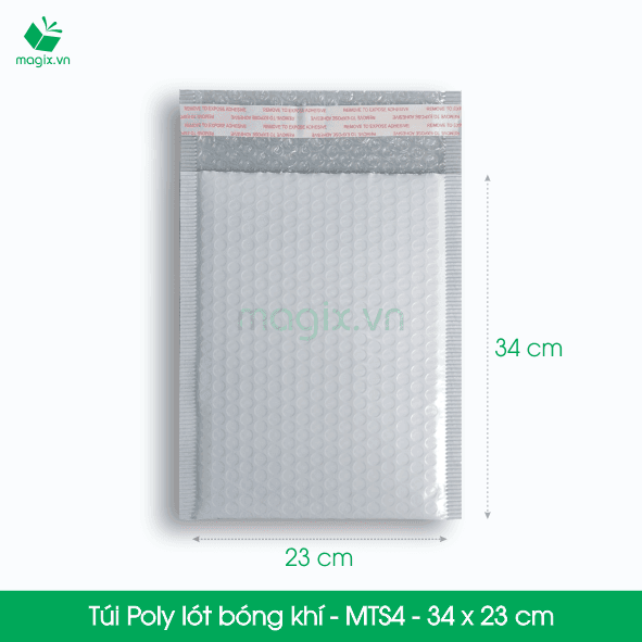 MTS4 34x23 cm 25 Túi chống sốc bọc bóng khí