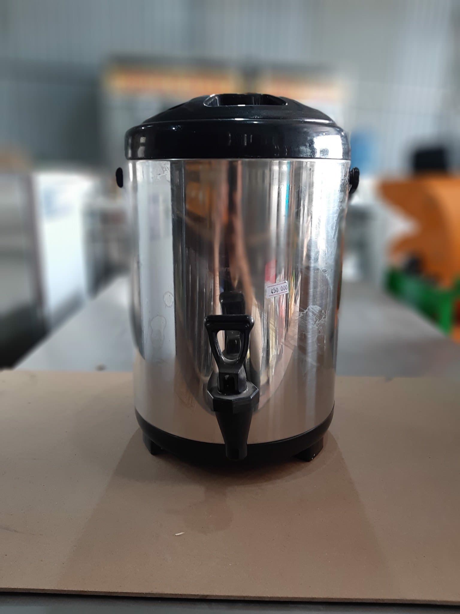 Bình Ủ Trà Giữ Nhiệt Inox 304 Có Vòi Bấm Nước Dung Tích 8 12 L Hàng Loại 1 MINIIN 10 L