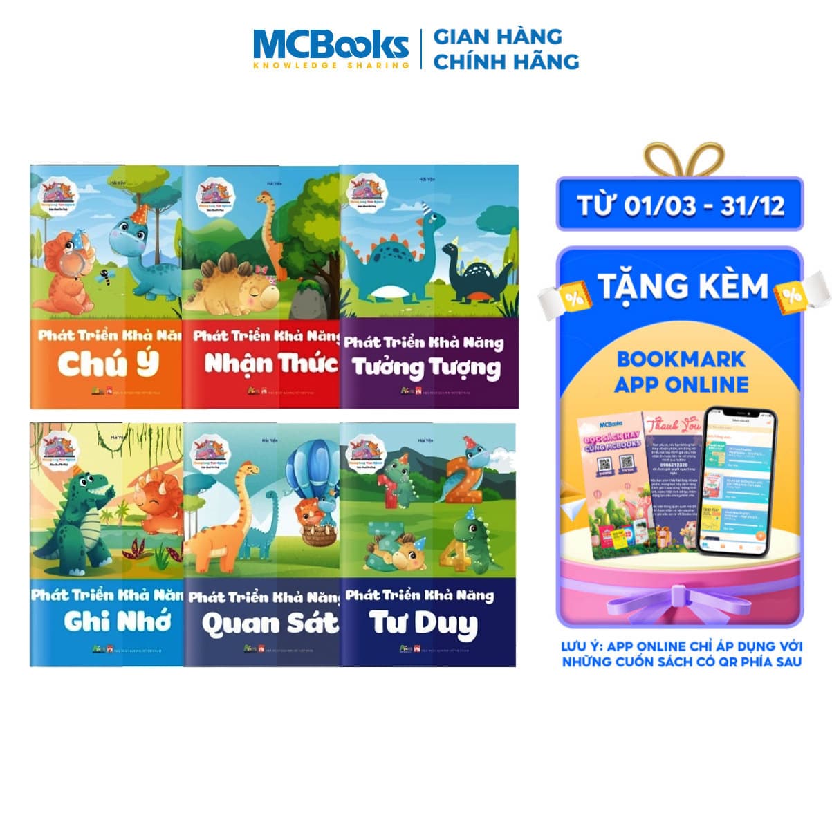 Combo Khủng Long tinh nghịch Bộ 6 cuốn phát triển khả năng bản thân cho bé từ 3 6 tuổi