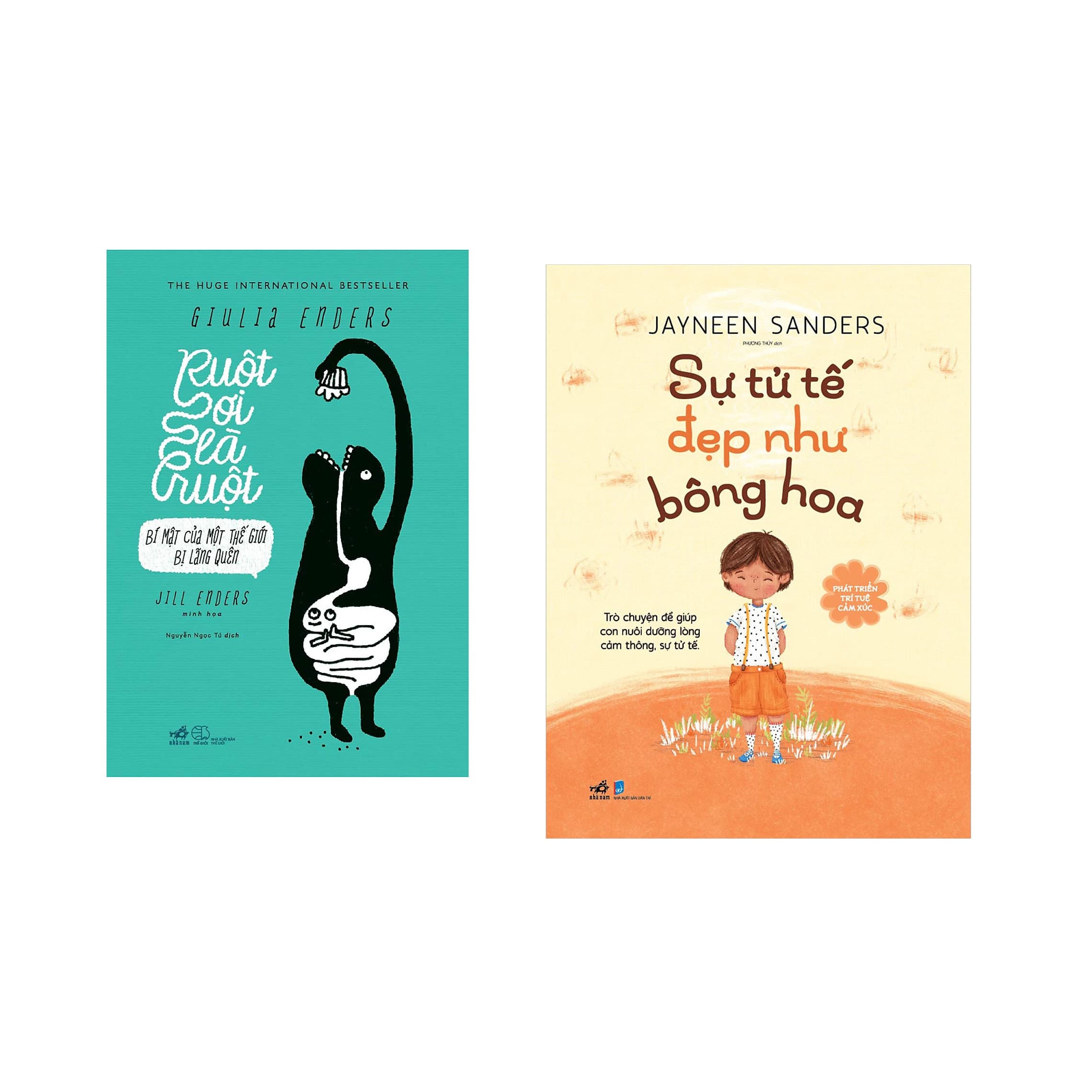 Combo 2 cuốn sách Ruột ơi là ruột Sự tử tế đẹp như bông hoa