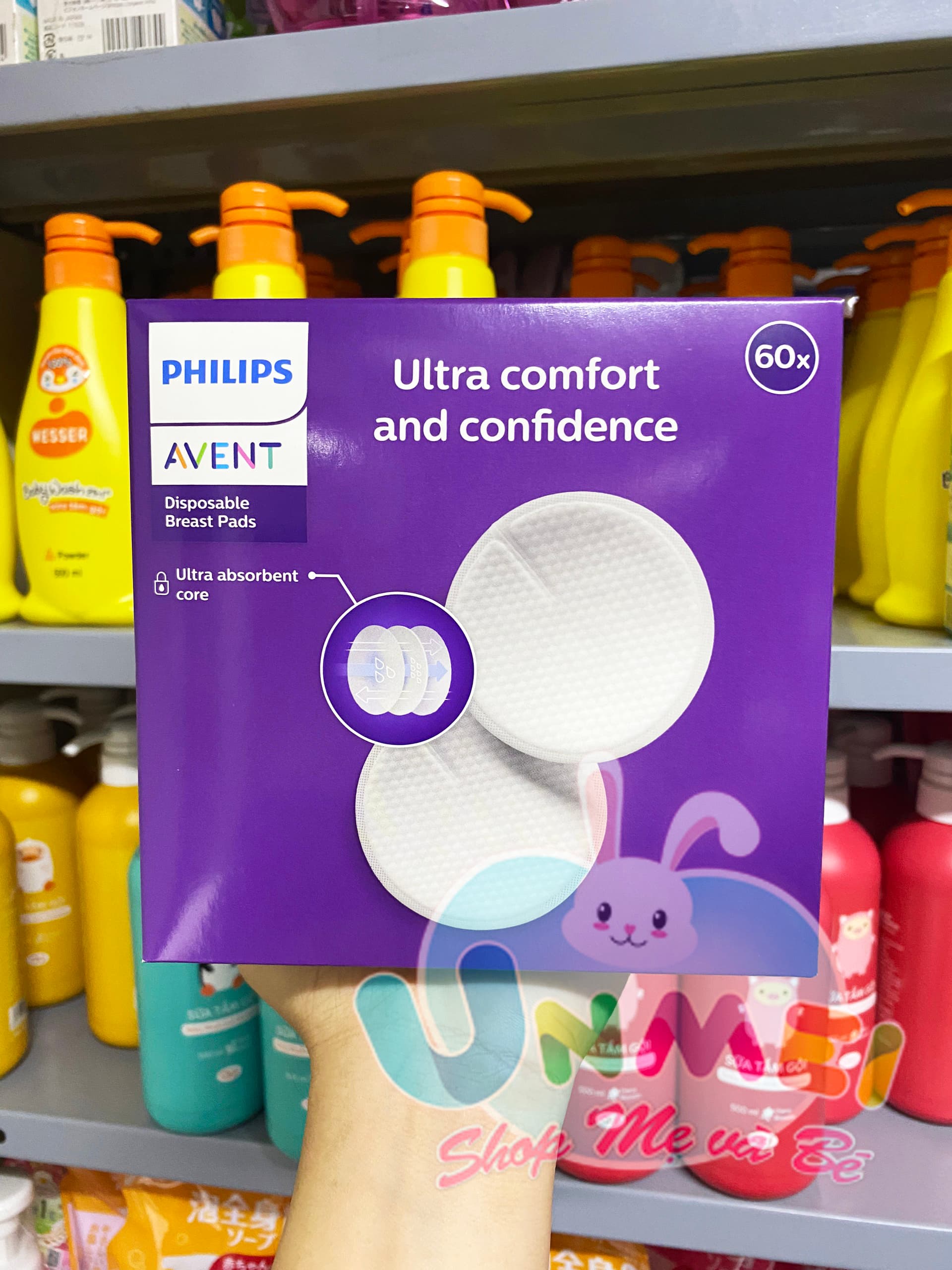 Miếng lót thấm sữa dùng 1 lần Philips Avent 60 miếng