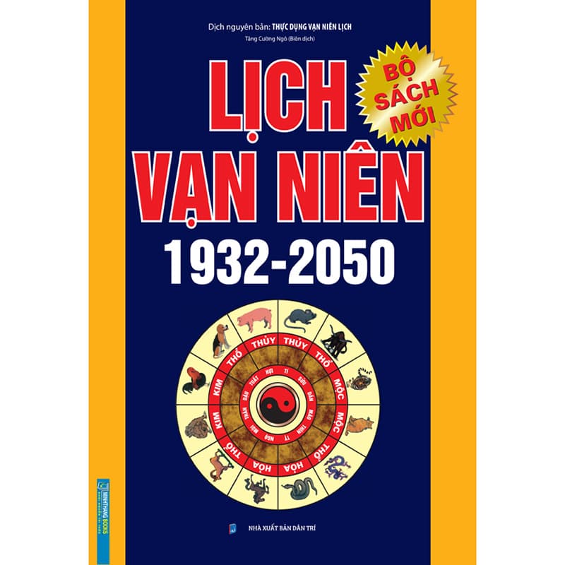 Sách Lịch Vạn Niên 1932 2050 Tái Bản
