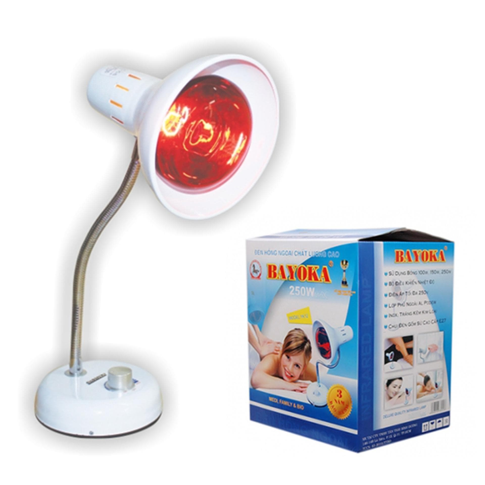 Đèn Hồng Ngoại Bayoka Việt Nam Kèm bóng 250W