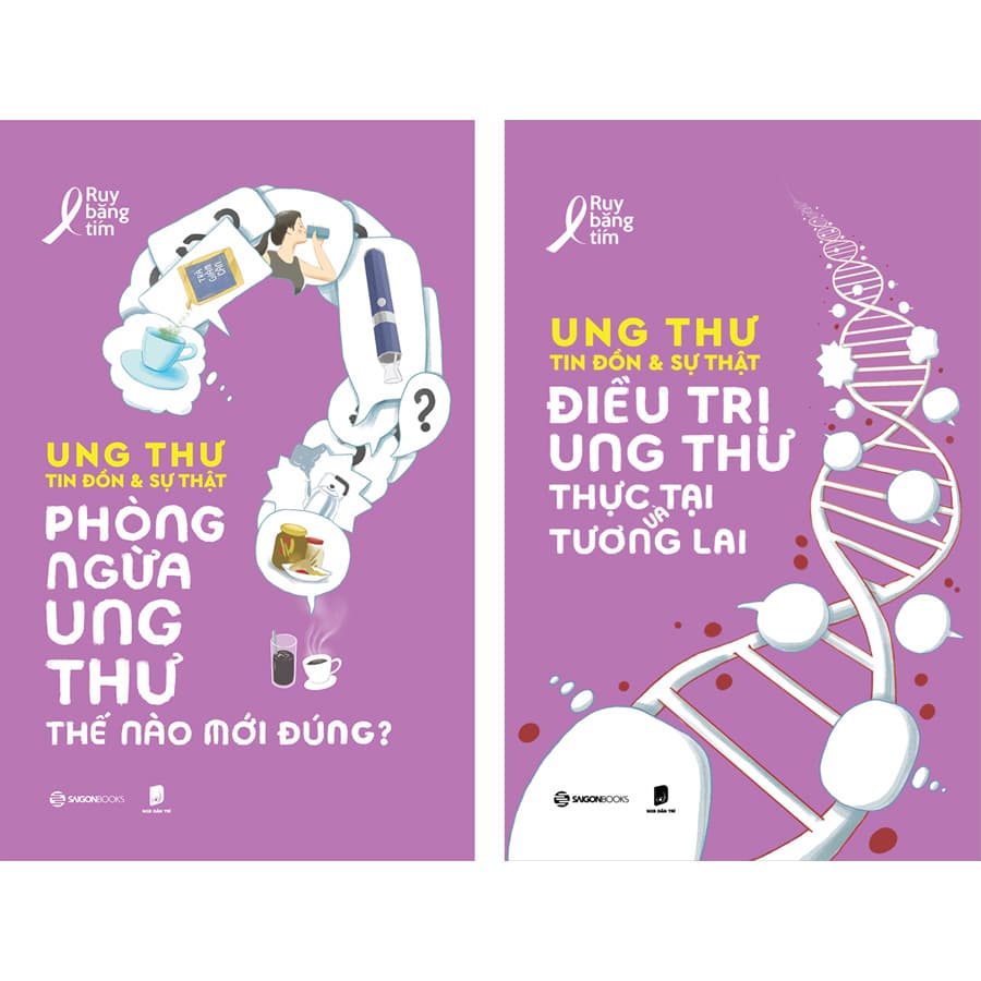 Bộ Sách 2 Cuốn Ung Thư Tin Đồn Và Sự Thật