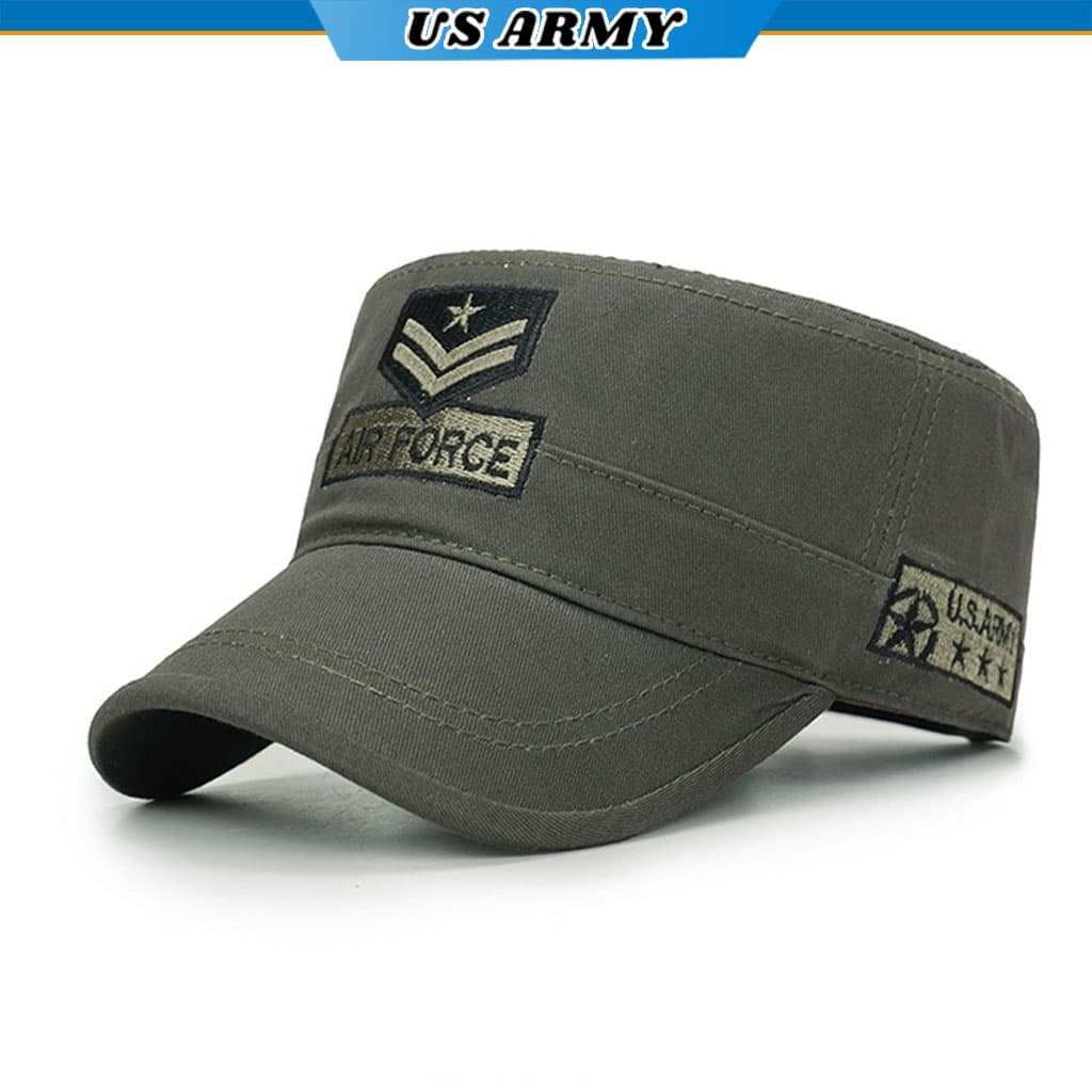 Mũ Lưỡi Trai Nam Thời Trang Lính Cao Cấp U368 Nón Kết Nam Vành Cong Thời Trang US ARMY Xanh rêu