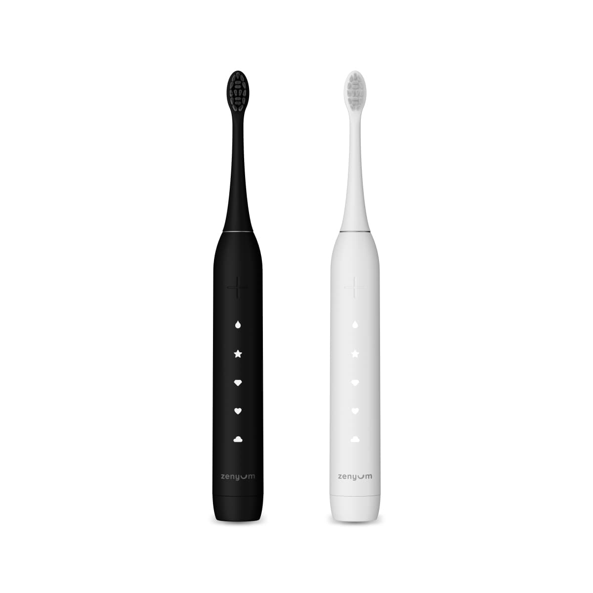 Combo 2 Bàn Chải Đánh Răng Điện Zenyum Sonic 2.0 Mau tư chon Công Nghệ Singapore 1x Đen 1x Trắng