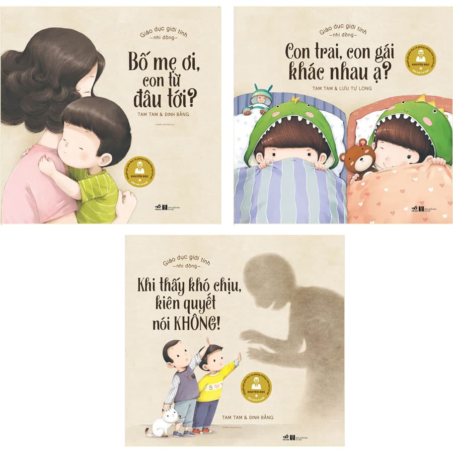 Combo 3 Cuốn Giáo Dục Giới Tính Nhi Đồng