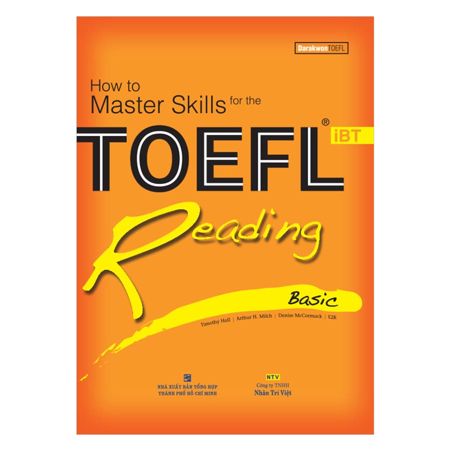 Sách How To Master Skills For The Toefl Reading Basic Tái Bản 2019