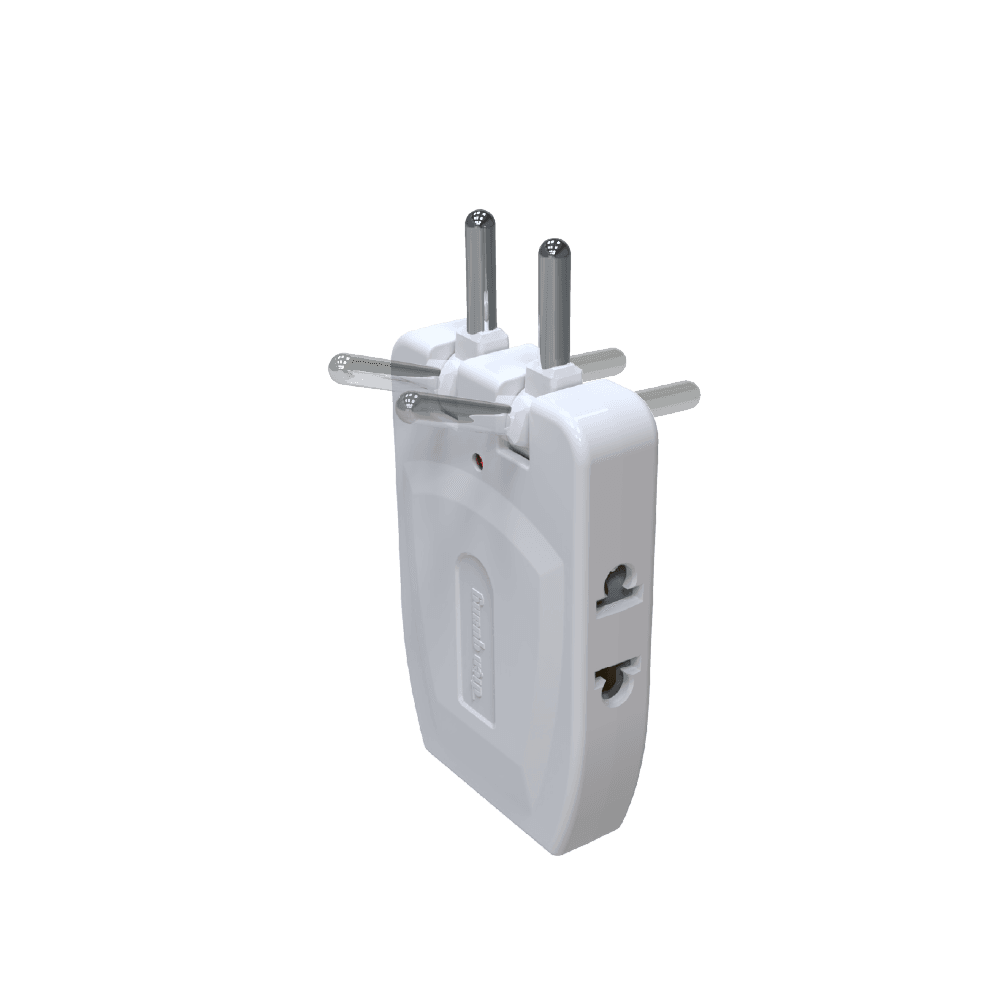 Ổ cắm xoay gấp gọn Điện Quang ĐQ ESK RT 3 lỗ cắm