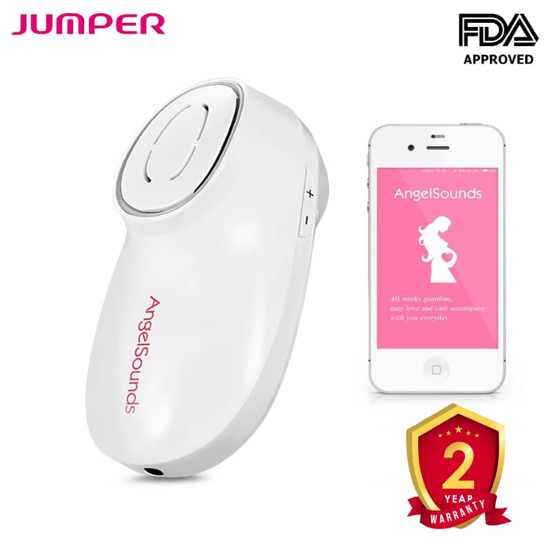 Máy đo nghe tim thai cá nhân cầm tay Jumper 100S9 Kết nối App điện thoại Chứng nhận FDA Hoa Kỳ