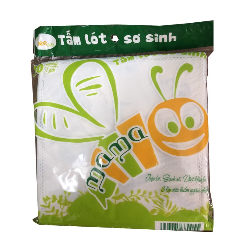 Tấm lót sơ sinh Mama Túi 30 miếng