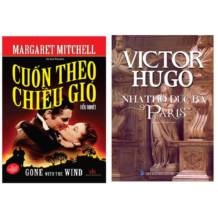 Combo Nhà Thờ Đức Bà Paris Bìa CứngCuốn Theo Chiều Gió Tiểu Thuyết
