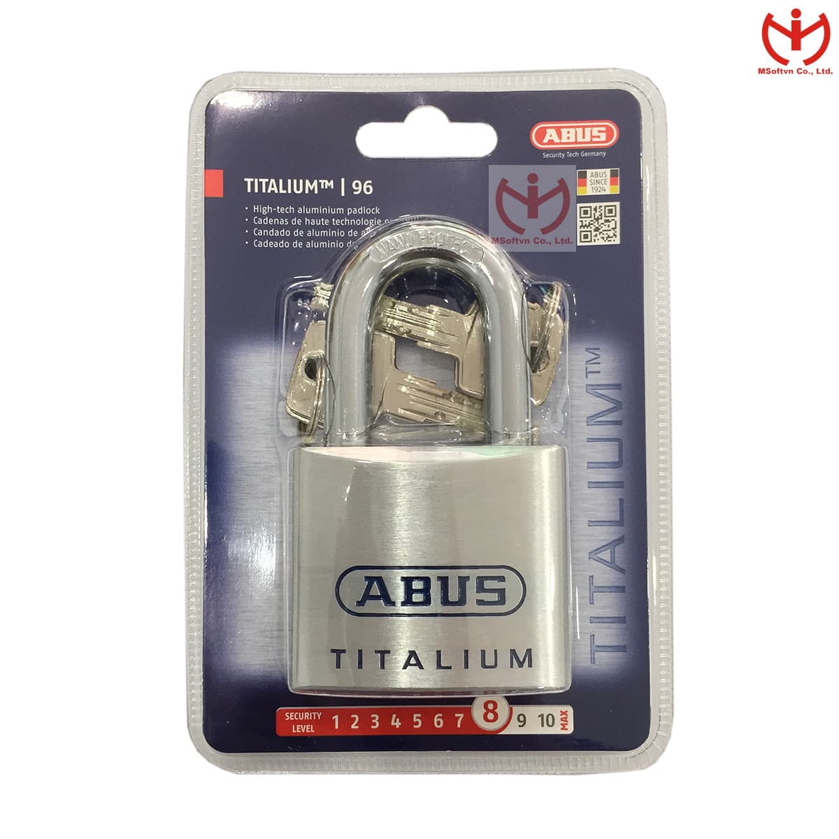 Khóa Titalium96Ti Series ABUS 60mm
