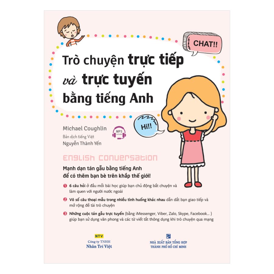 Sách Trò Chuyện Trực Tiếp Và Trực Tuyến Bằng Tiếng Anh Kèm CD Hoặc File MP3