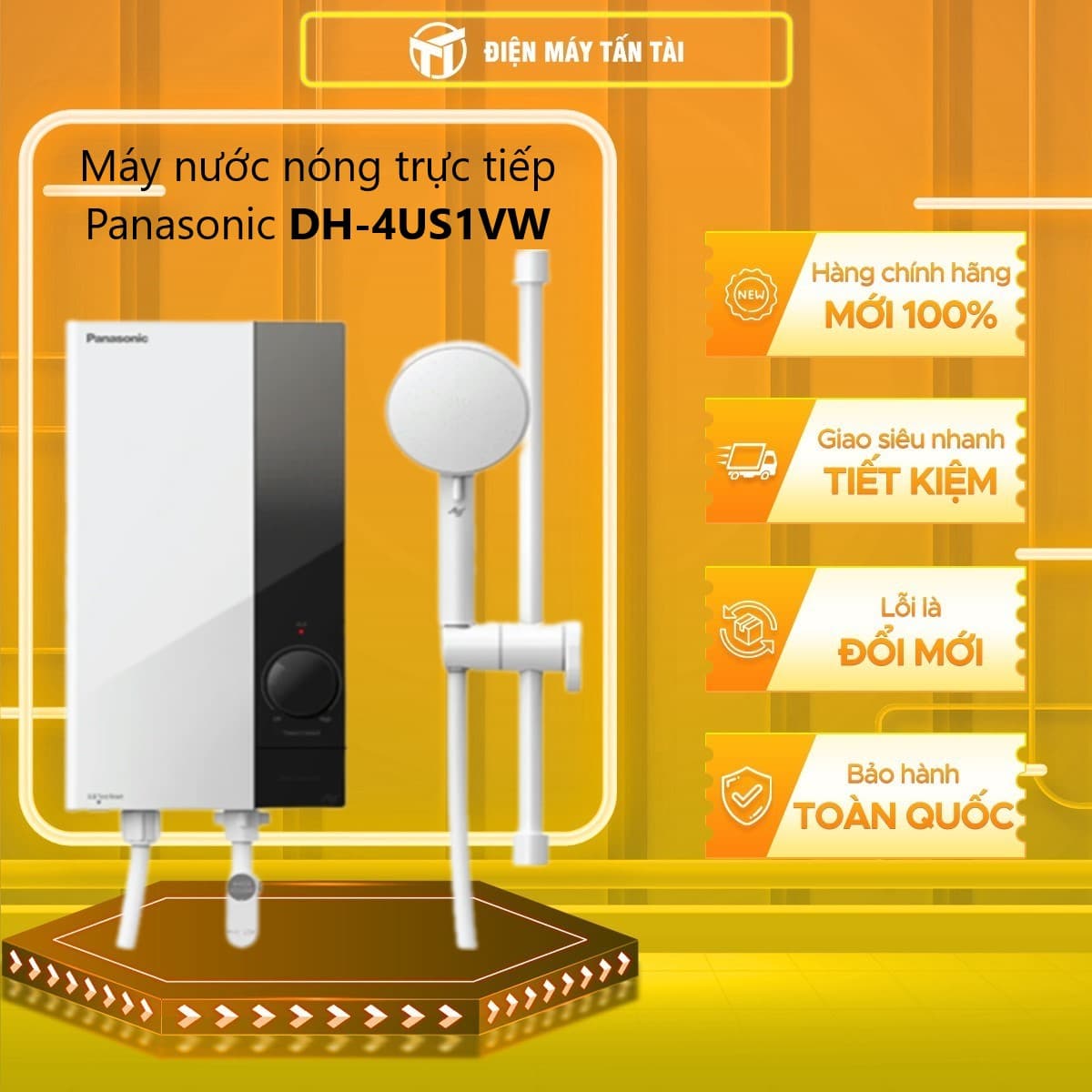 MÁY TẮM NÓNG TRỰC TIẾP PANASONIC DH 4US1VW CHỈ GIAO HCM