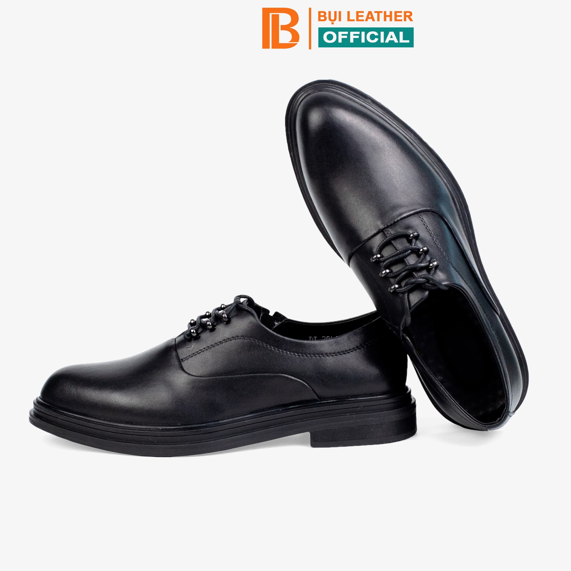 Giày da nam công sở đế cao Bụi Leather G123 Da bò Nappa cao cấp Phong cách trẻ trung năng động 40 Không kèm bộ vệ sinh