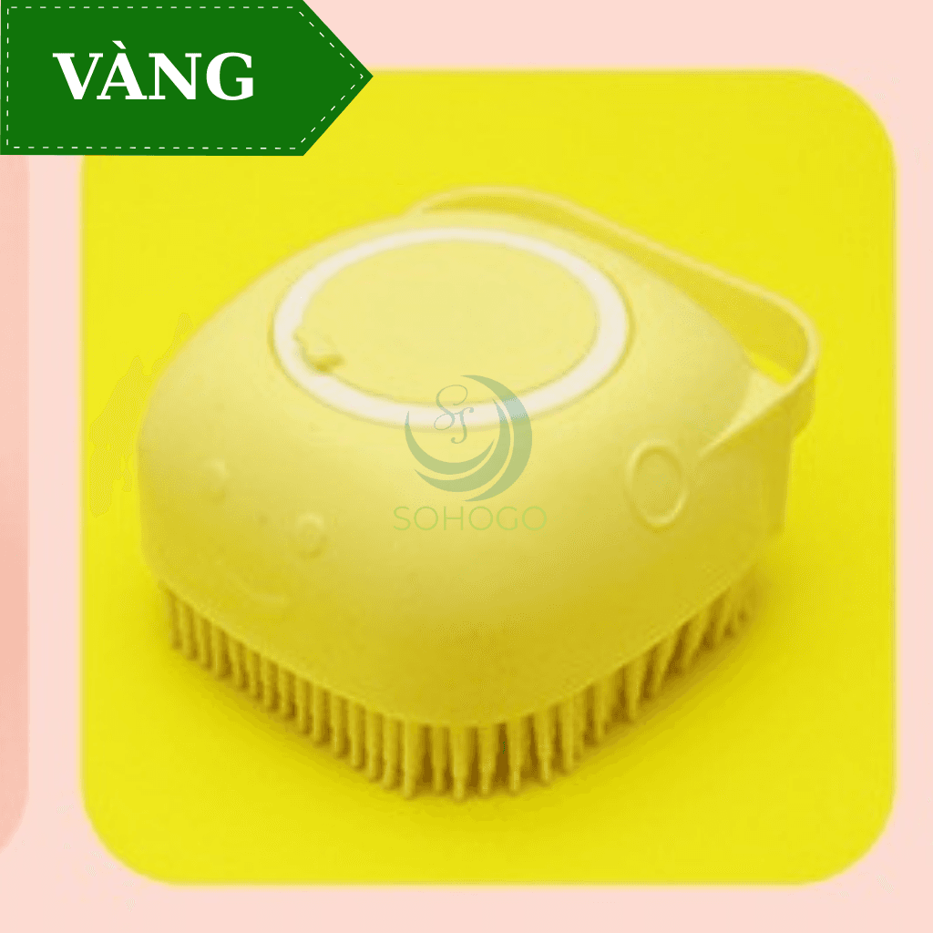 Bàn Chải Tắm Hình Thú Đáng Yêu Cho Bé Chăm Sóc Da Nhẹ Nhàng Dụng Cụ Tắm Gội Silicon Đa Năng Bóp Là Ra Bọt Cọ Tắm Silicon Tạo Bọt Có Hộp Đựng Xà Phòng Bàn Chải Massage Cơ Thể Silicon Mềm Không Cần Tạo Bọt Tay Vàng