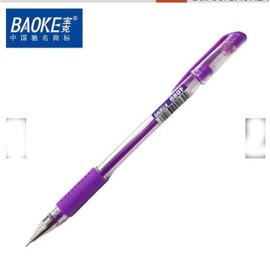 Hộp 12 Cây BÚT Gel 0.5mm Baoke PC880F Tím 12 Cây 12 CâyHộp