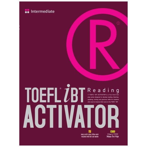 Sách TOEFL iBT Activator Reading Intermediate Không CD