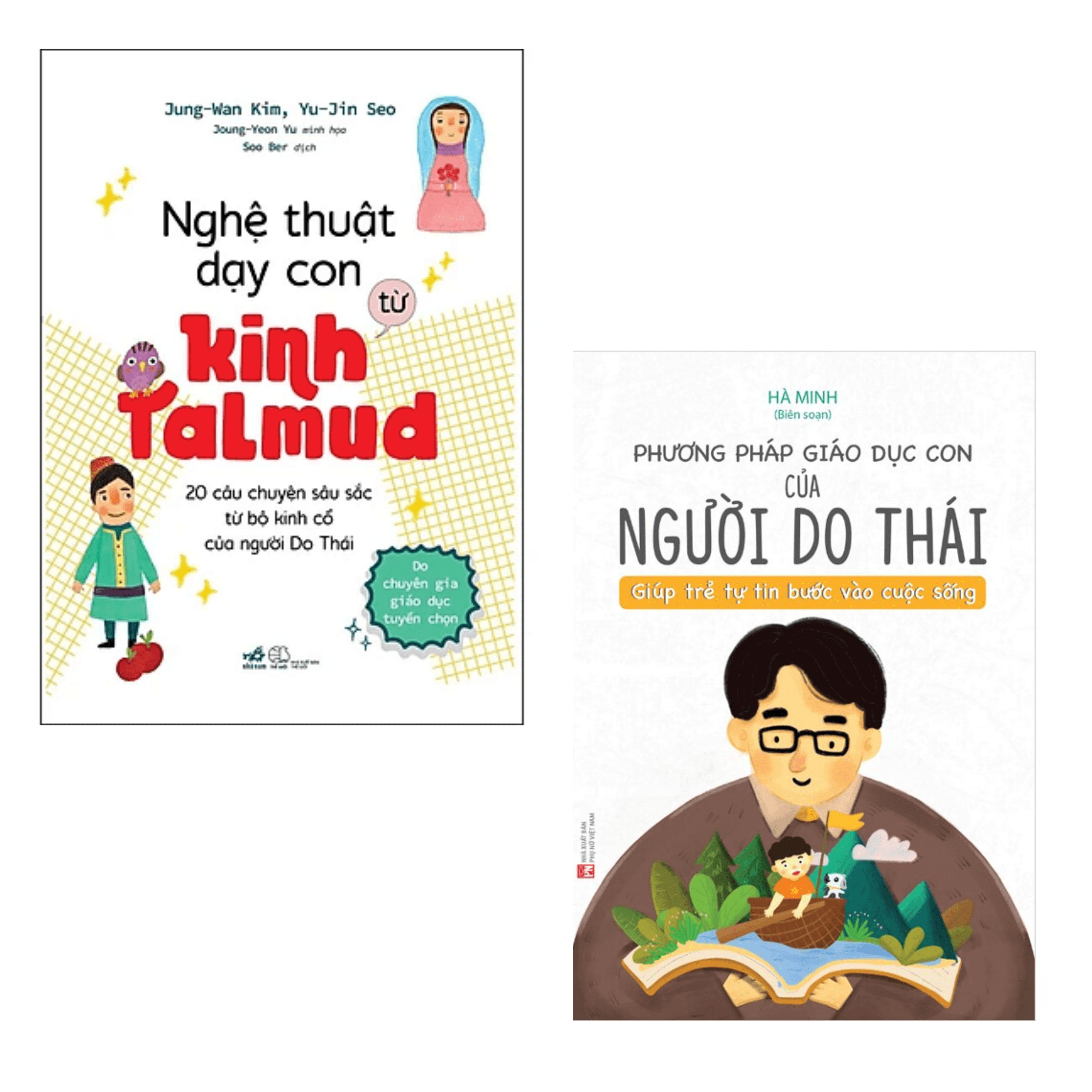 Combo 2 cuốn sách Làm Cha Mẹ Phương Pháp Giáo Dục Con Của Người Do Thái Giúp Trẻ Tự Tin Bước Vào Cuộc Sống Nghệ Thuật Dạy Con Từ Kinh Talmud 20 Câu Chuyện Sâu Sắc Từ Bộ Kinh Cổ Của Người Do Thái