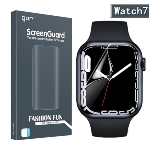 Bộ 2 miếng dán Gor 3D cho Apple Watch Series 7 Size 4145 mm hộp 2 miếng Hàng nhập khẩu