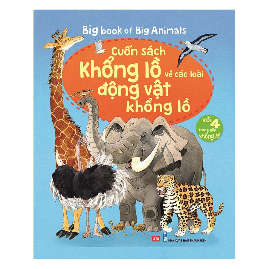 Sách Tương Tác Big book Cuốn sách khổng lồ về các loài động vật khổng lồ