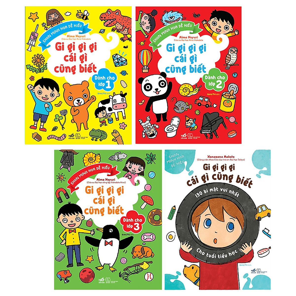 Combo Gi gỉ gì gi cái gì cũng biết 4 cuốn