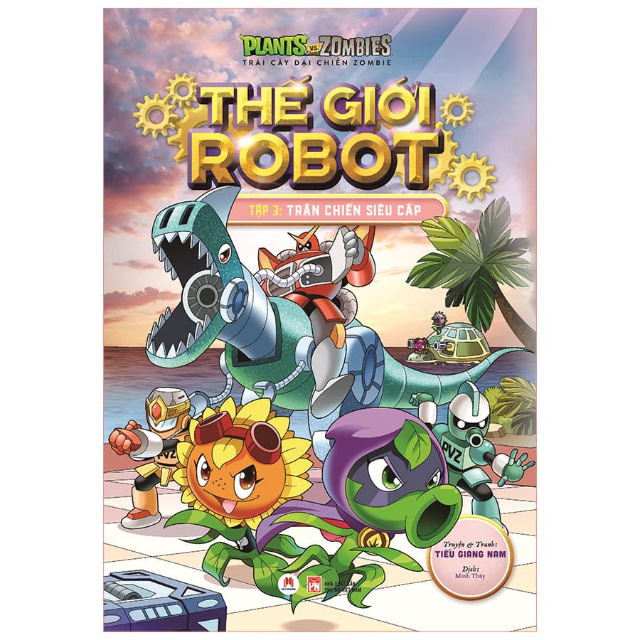 Sách Trái Cây Đại Chiến Zombie Thế Giới Robot Tập 3 Trận Chiến Siêu Cấp