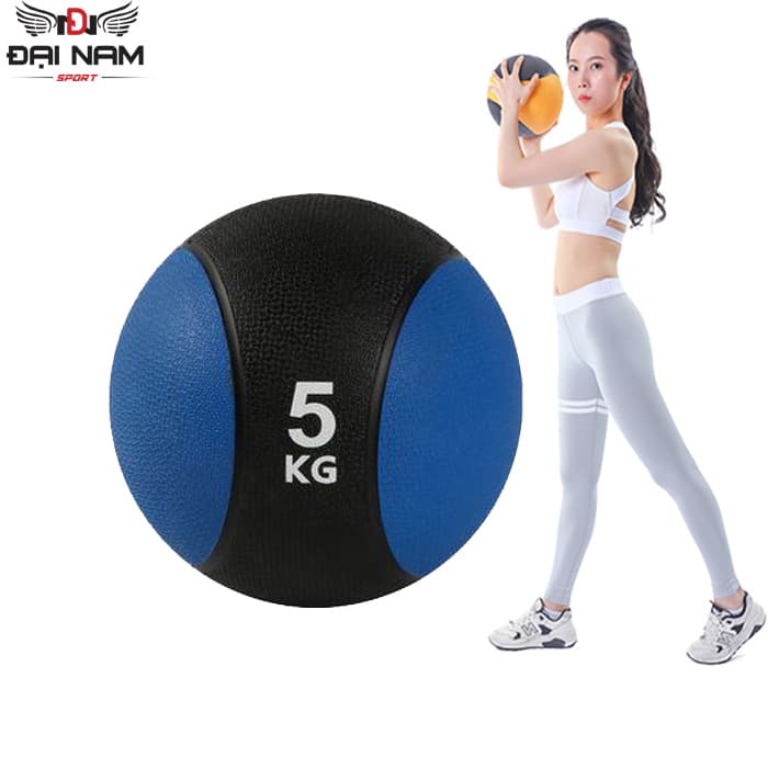 Bóng Tạ Tập Thể Lực Tập Gym Tập Yoga 5kg Chất Liệu Cao Su Đặc Hàng Nhập Khẩu Đại Nam Sport