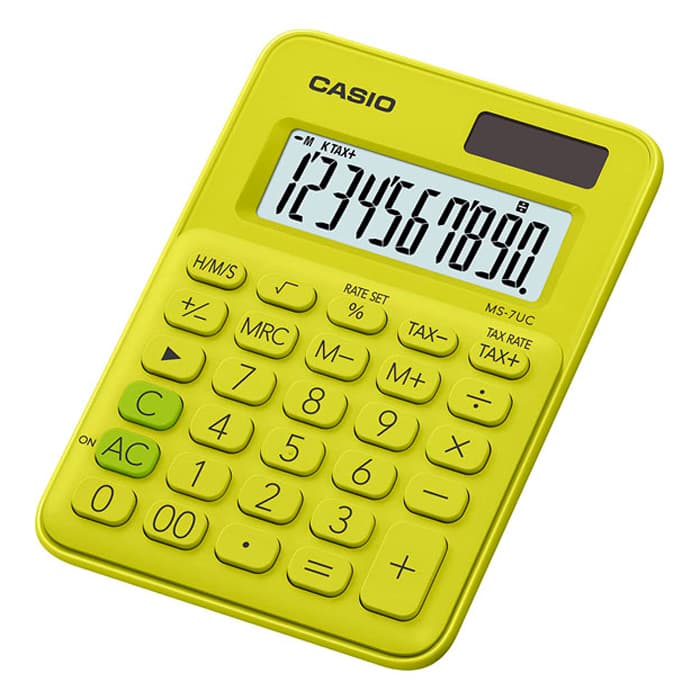 Máy Tính Để Bàn Casio MS7UC YG Vàng