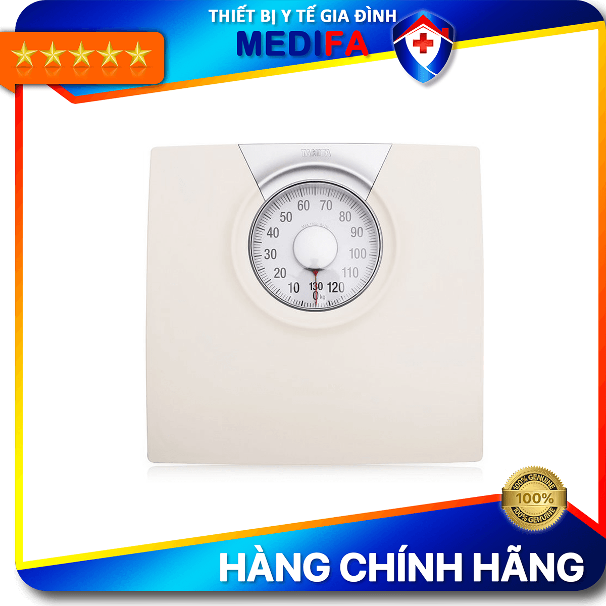 Cân sức khoẻ cơ học Tanita HA680 Nhật Bản Cân Tanita nhật bản cân cơ học cân cân nhật bản cân sức khoẻ y tế cân sức khoẻ gia đình cân sức khoẻ cao cấp cân120kg cân 130kg Cân sức khoẻ mini Màu Trắng