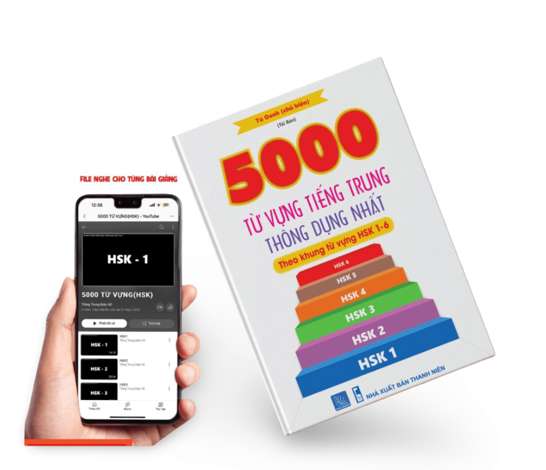 5000 từ vựng tiếng Trung thông dụng nhất DVD quà tặng