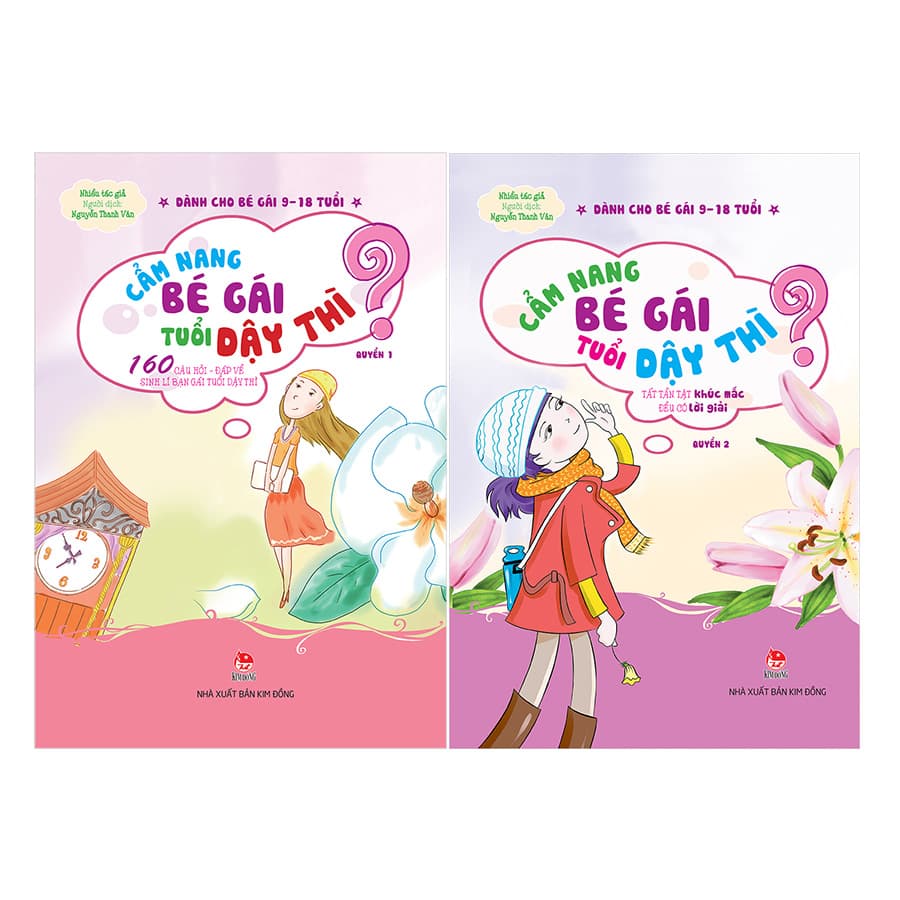 Combo Cẩm Nang Bé Gái Tuổi Dậy Thì 2 CuốnTái Bản