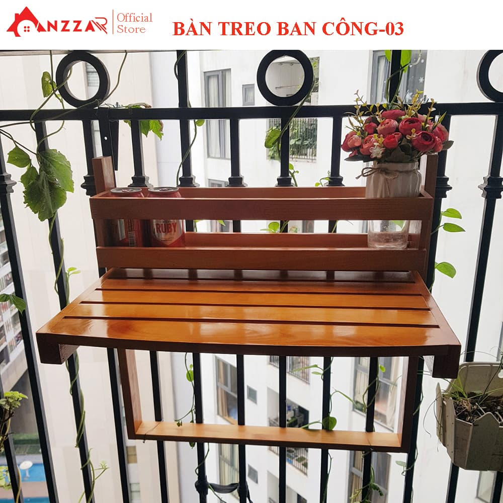 Bàn treo ban công bán nguyệt bàn treo ban công gấp gọn