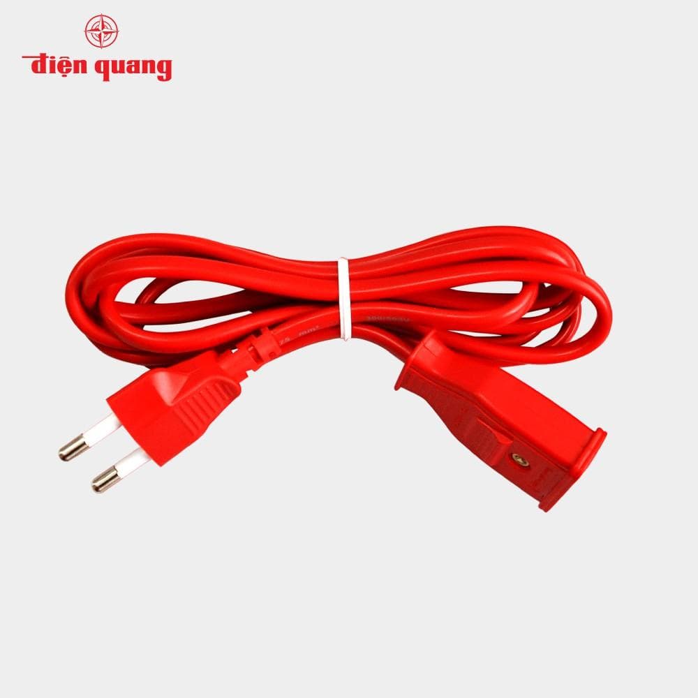 Cáp Nối Dài Điện Quang ĐQ EPF 2PN Đỏ 5 mét