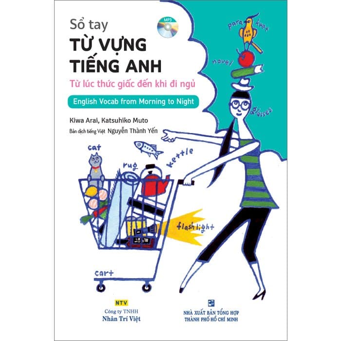 Sách Sổ Tay Từ Vựng Tiếng Anh Từ Lúc Thức Giấc Đến Khi Đi Ngủ Kèm file MP3
