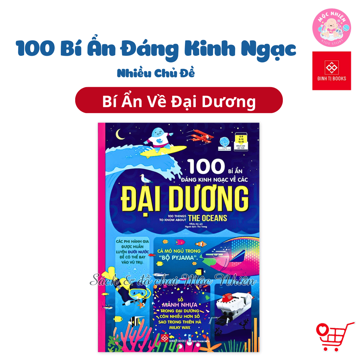 Sách Thiếu Nhi 100 Bí Ẩn Đáng Kinh Ngạc Đinh Tị Nhiều chủ đề Đại dương