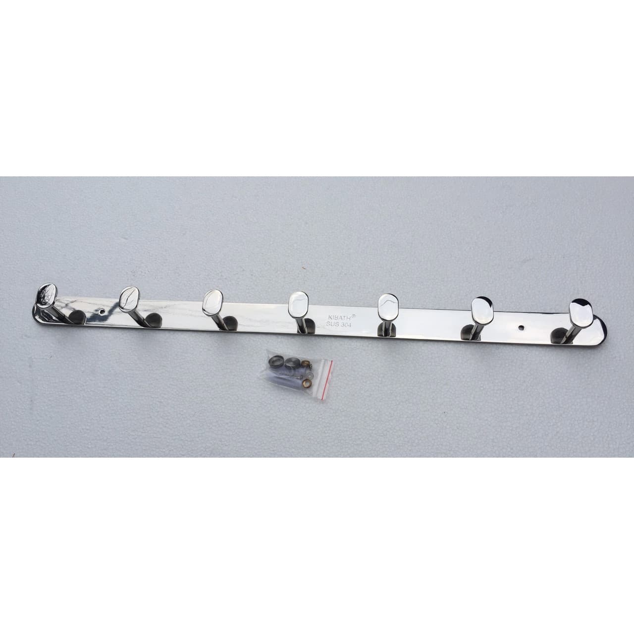 Móc treo quần áo 7 chấu inox 304 Kibath MS GNL INOX 304 BÓNG