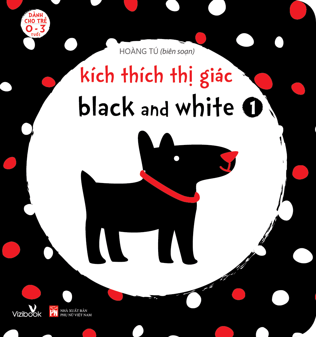 Sách Kích Thích Thị Giác Black And White 1 Bìa Cứng